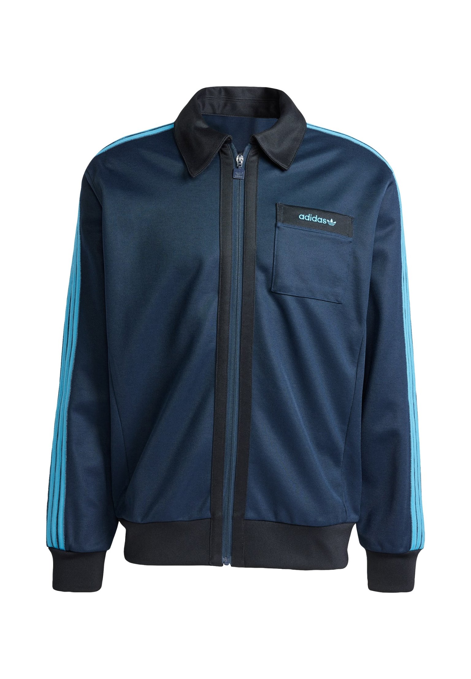 ジャケット・アウター 700FILL Embroidered Track Jacket Navy adidas Originals TRACK - Training jacket - aurora ink/dark blue