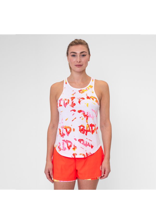 WILD ARTS CHILL - Top - weiss mehrfarbig