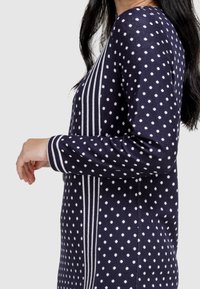 HELMIDGE Gebreide jurk - dunkel blau