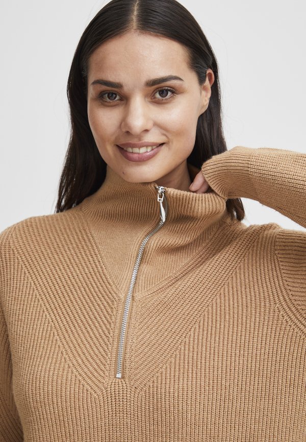 BYMILO - Jumper - tigers eye melange4