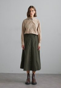 ASPESI GONNA NELLY - A-Linien-Rock - militare