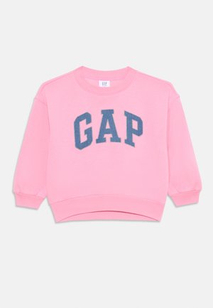 LOGO FILL WEDGE CREW GIRLS - Sudadera - may pink