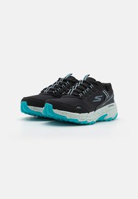 Skechers GO RUN TRAIL ALTITUDE 2.0 - Sportbačiai - black/aqua