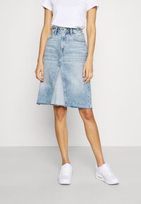 American Eagle Falda vaquera - destroyed denim