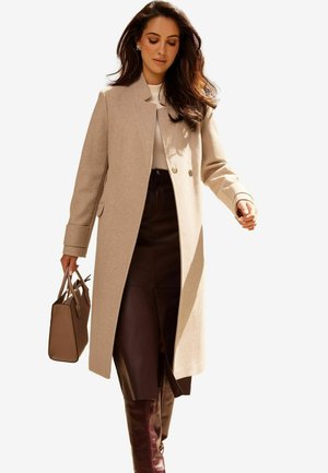 TAILORED  - REGULAR FIT - Klasický kabát - cream