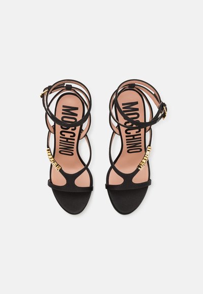 MOSCHINO DONNA - Kõrge kontsaga sandaalid - nero