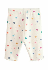 Next 2 PIECE WIDE LEG SET - REGULAR FIT - T-shirt à manches longues - white multicolour heart print