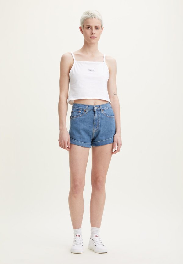 MOM A LINE SHORT - Denim shorts