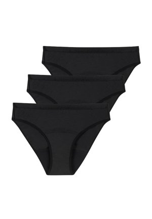 LOT DE 3   - Culottes menstruelles - noir-noir-noir