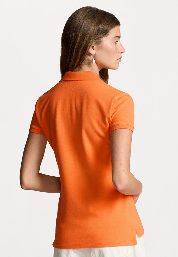 JULIE SLIM SHORT SLEEVE - Polo shirt - resort orange3