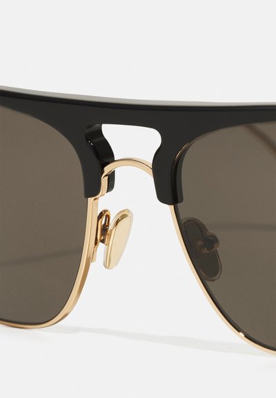 Tom Ford LEE UNISEX - Solbriller - black/rose gold/smoke