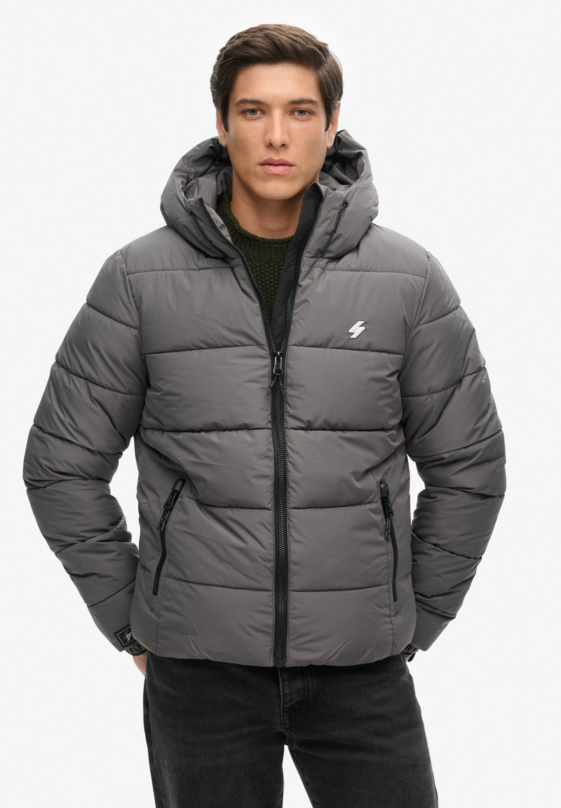 Superdry & Co PUFFER - Vinterjakker - dark slate grey