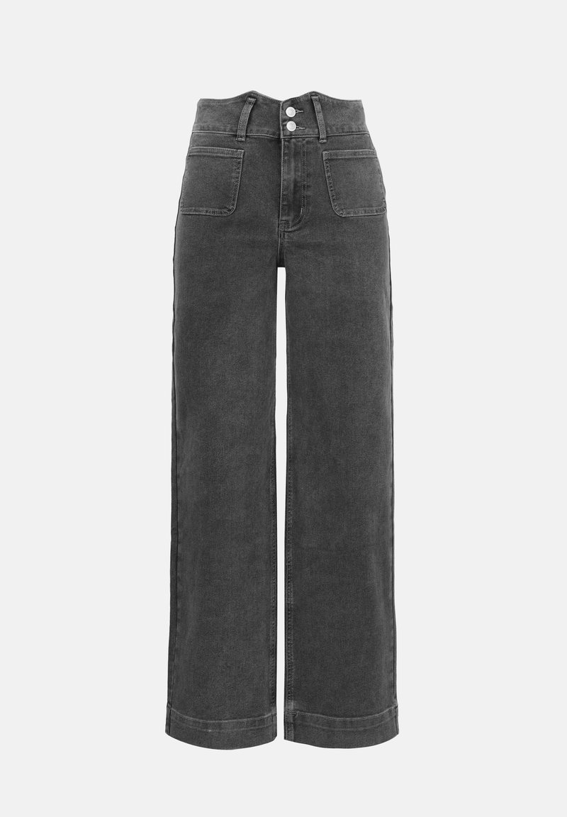 Even&Odd Tall Wide leg grijs denim/greydenim