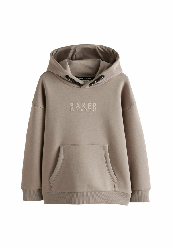 REGULAR FIT  - Kapuzenpullover - stone