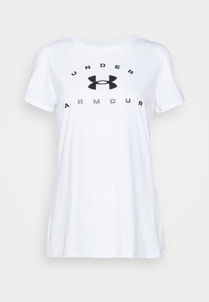 TECH SOLID LOGO ARCH - Print T-shirt - white/black