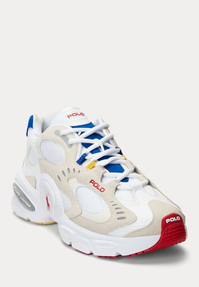 Polo Ralph Lauren MODERN TRAINER 100 TOP - Sportbačiai - white/ecru