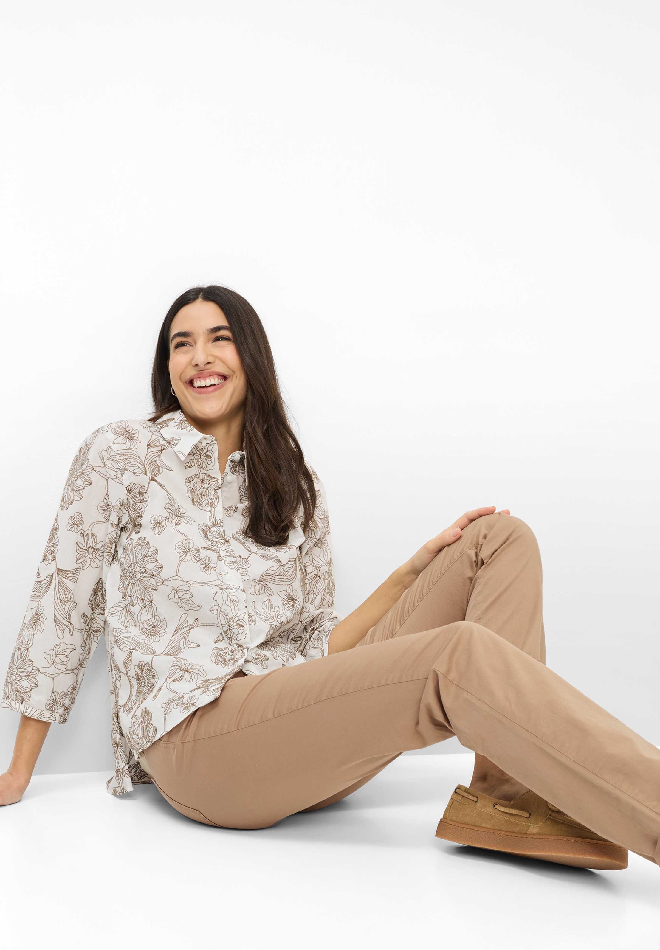 BRAX STYLE MARY - Trousers - light mocha/light brown - Zalando