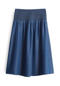 MIDI A-LINIE - A-line skirt - mid deep blue