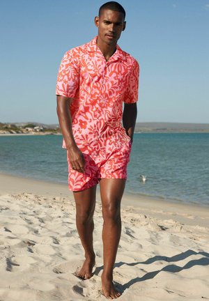 Next SHORT SLEEVE - REGULAR FIT - Vapaa-ajan kauluspaita - pink