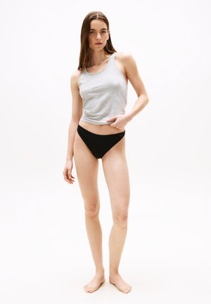 FLAG DIPPED THONG 3 PACK - String - black