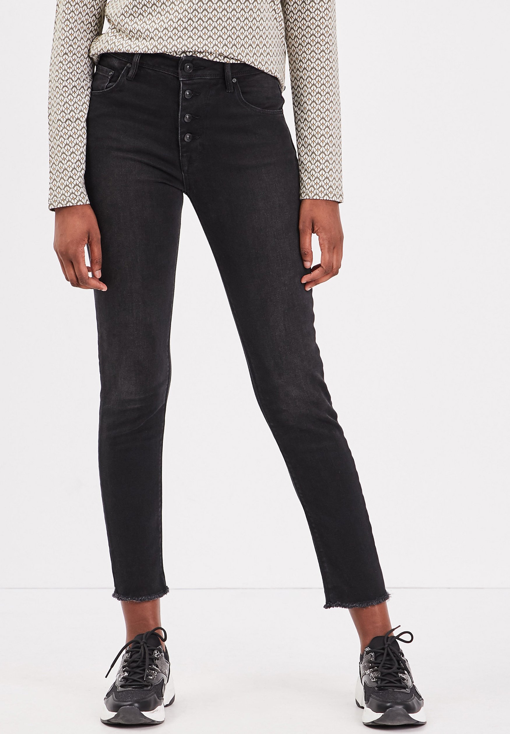 Jean Slim Stretch Brillant Bonobo Taille 34 (convient 36) - Bleu, Entrejambe 80 Cm - Occasion Très Bon état