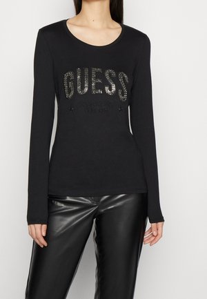 Top s dlouhým rukávem - black