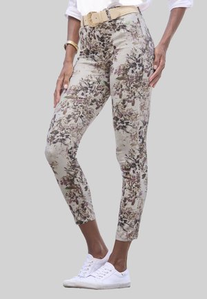 LASCANA Leggings - beige-mauve-braun bedruckt