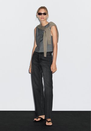 Massimo Dutti Jean droit - black