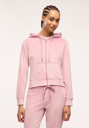 Terranova, FELPA TINTA UNITA - Felpa con zip - rosa fard