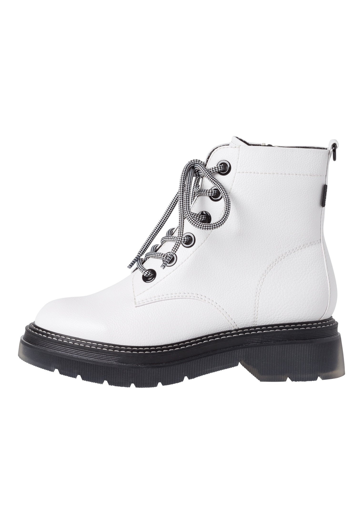 Tamaris Stivaletti con plateau - white/black/bianco - Zalando.it