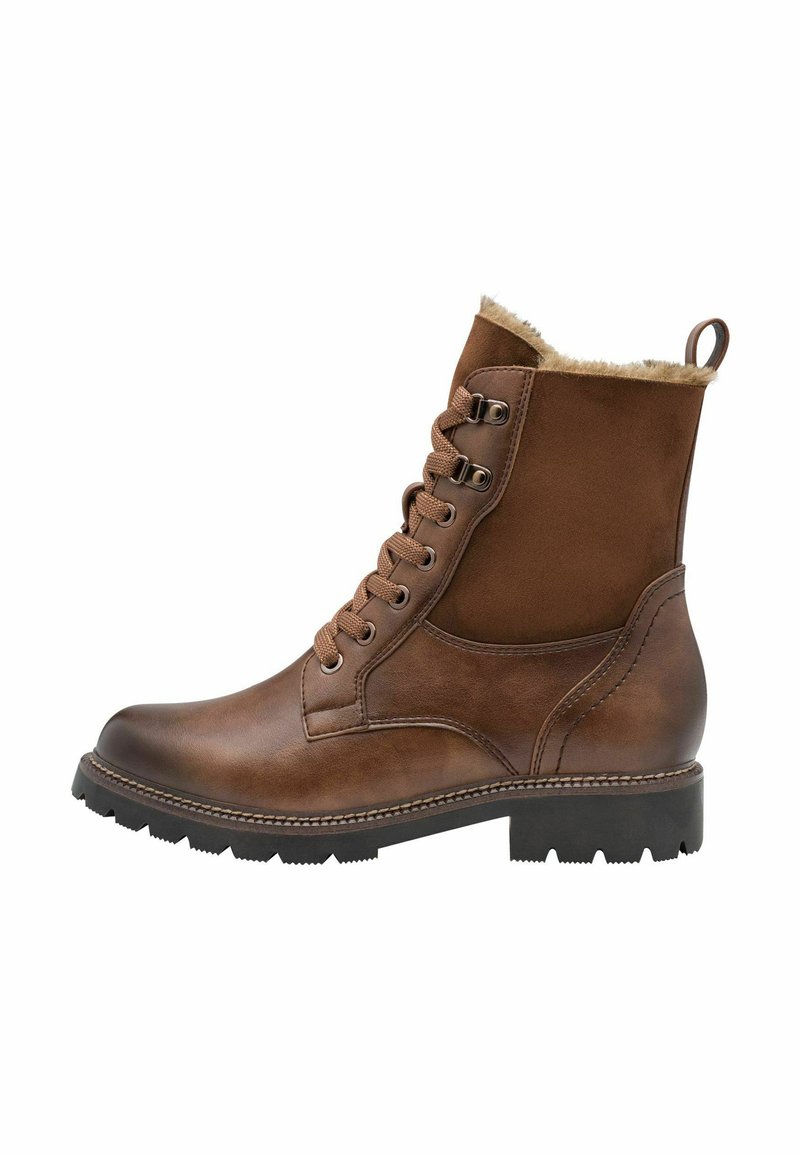 Tamaris STIEFELETTE - Vinterstøvler - cognac