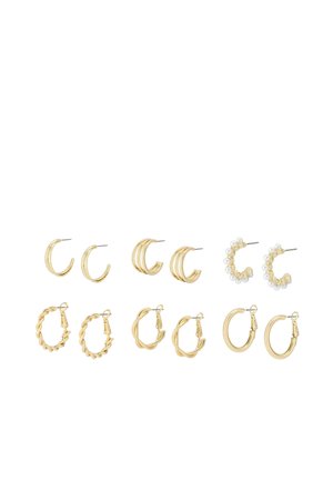 SET - Earrings - gold-coloured