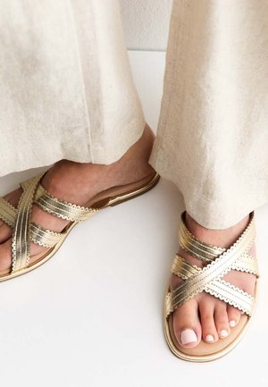 New Look Wide Fit, Sandales - gold-coloured
