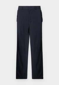 TROUSER - Tygbyxor - blu navy