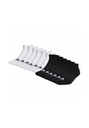 Pack med strumpor som inkluderar sex vita och sex svarta par. Tillverkade av mjukt, stretchy material med ribbade muddar och logotypdetalj vid vristen.