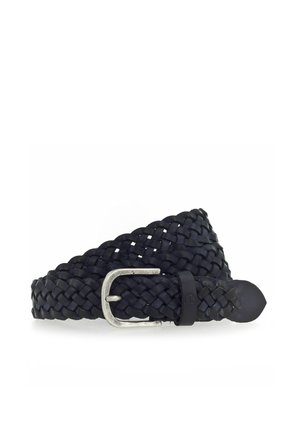 Gevlochten riem - nachtblau