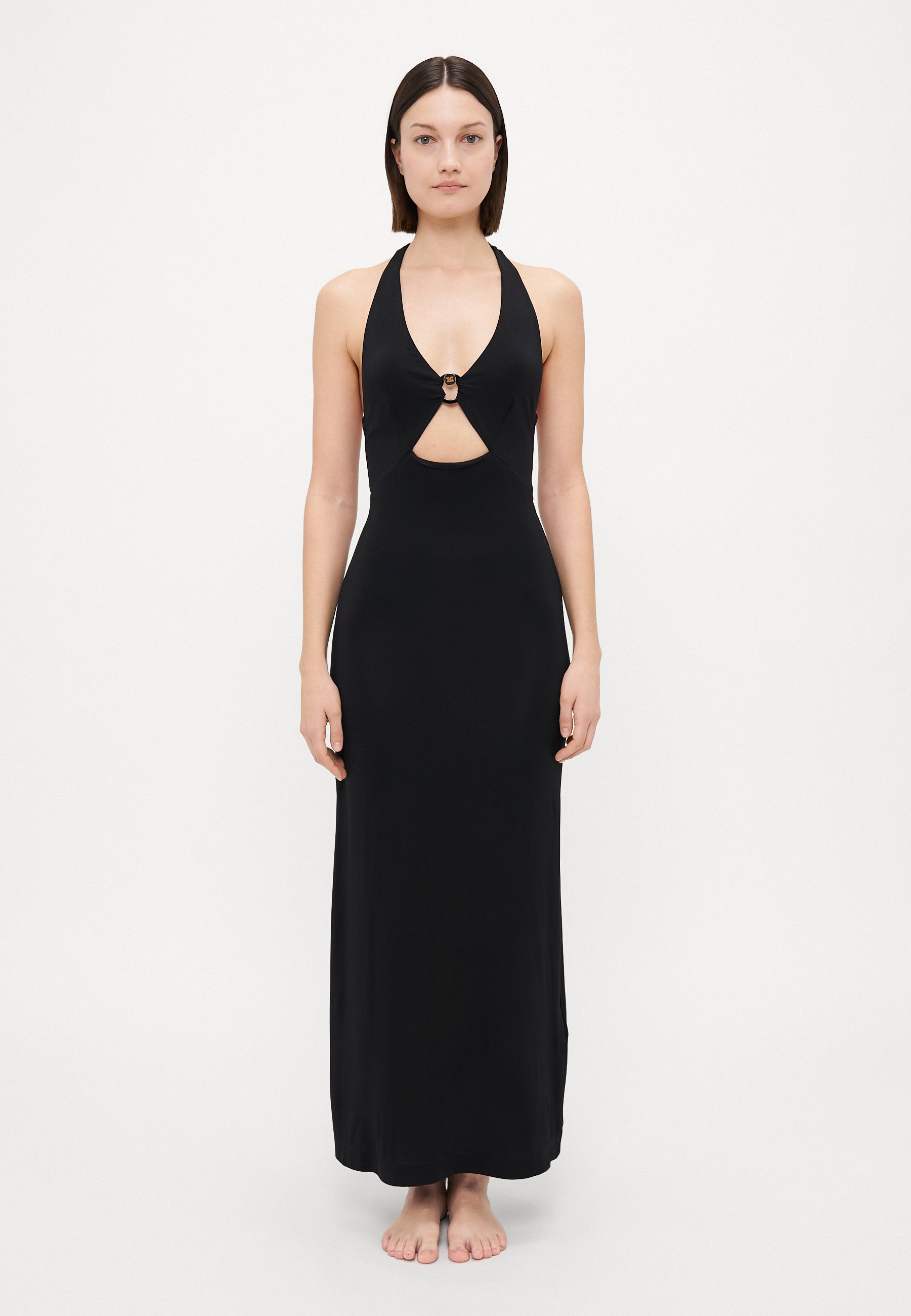 【Max Mara】Ghiotto カットアウト ホルターネック マキシ Max Mara Beachwear GHIOTTO - Beach accessory - black