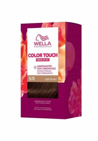 Wella - WELLA COLOR TOUCH PURE NATURALS 5/0 LIGHT BROWN - Hårfärg - brown Miniatyrbild 1