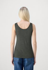 JDY JDYMILA TANK 2 PACK - Felső - dark grey melange/white