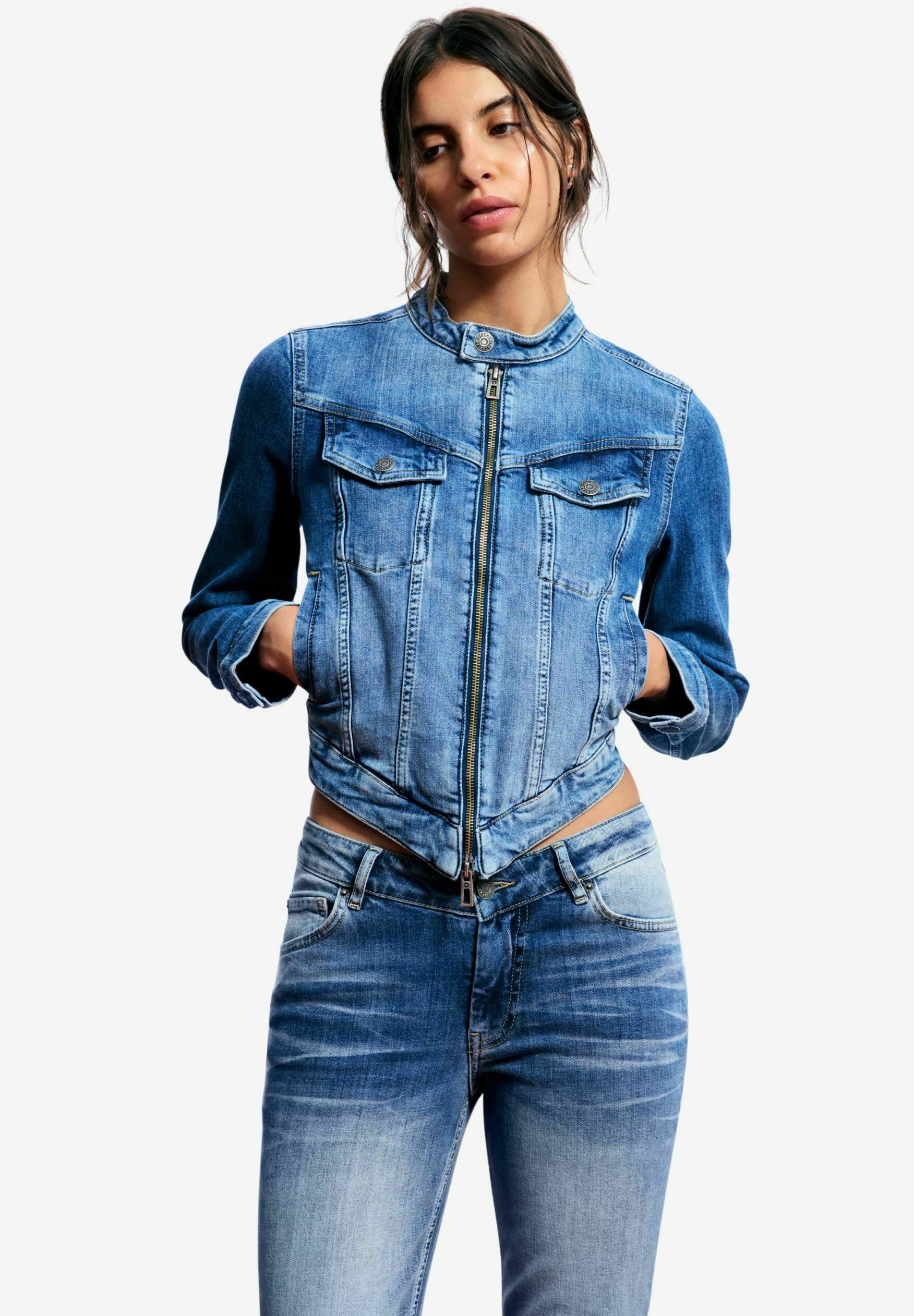Desigual EGONLAB - Denim jacket - blue - Zalando.ie Desigual EGONLAB - Denim jacket - blue - Zalando.ie