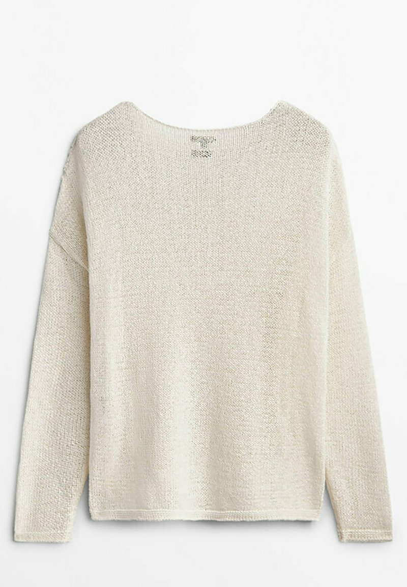 Damen Strickjacken | Massimo Dutti Strickpullover beige - TU73567 Damen Strickjacken | Massimo Dutti Strickpullover beige - TU73567