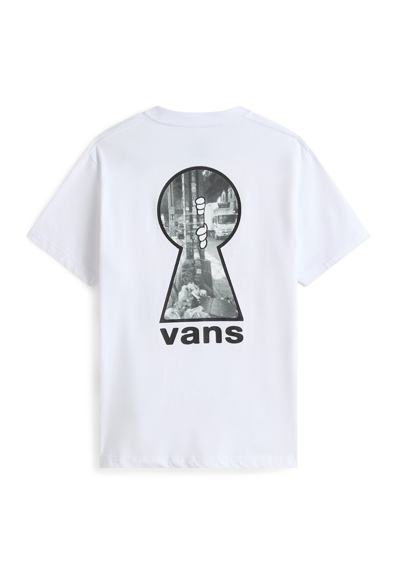 Vans KEYHOLE CLASSIC. - Triko s potiskem - white