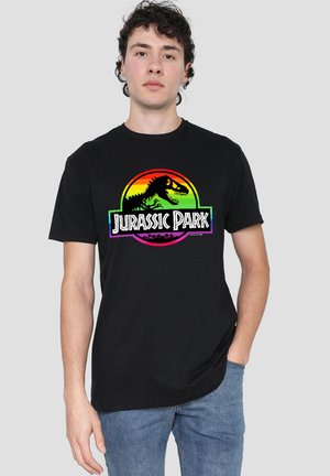 Universal Studios, JURASSIC PARK RAINBOW LOGO - T-Shirt print - black