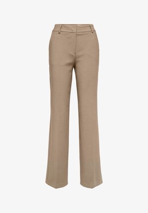 Selected, SLFRITA WIDE - Nohavice - camel melange
