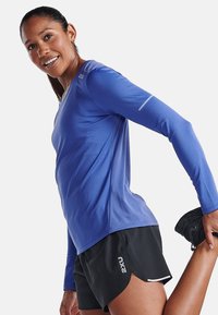 2XU AERO - Maglietta a manica lunga - marlin hydrangea reflective