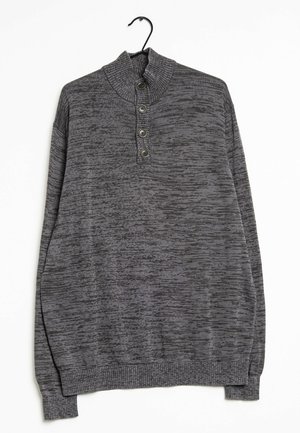 Stickad tröja - dark grey