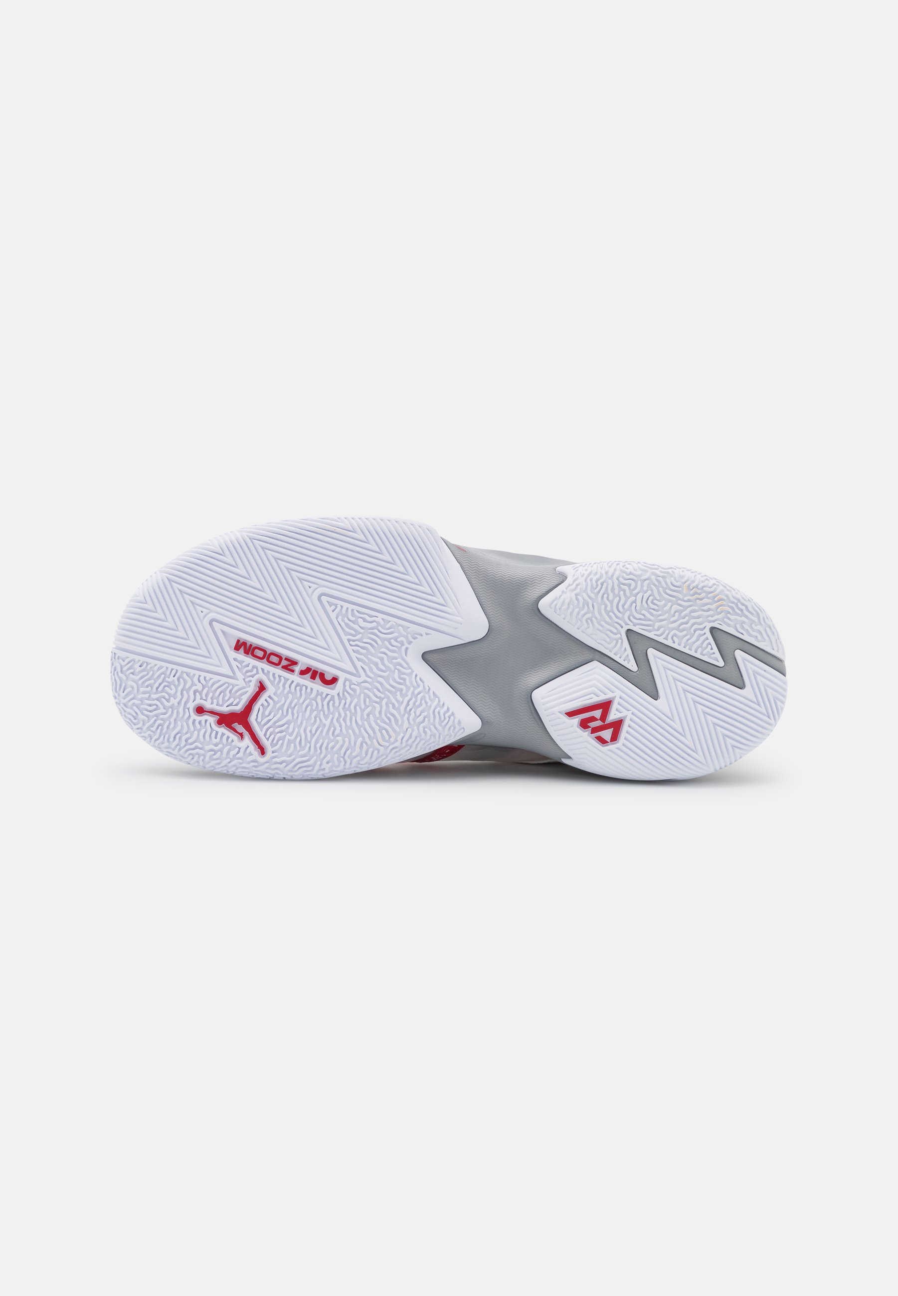Jordan ONE TAKE 3 - Basketball shoes - white/gym red/light smoke grey/white  - Zalando.de