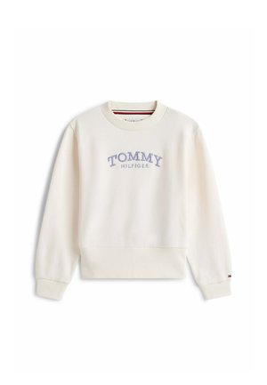 EMBROIDERY CREW NECK  - Sweater - off white