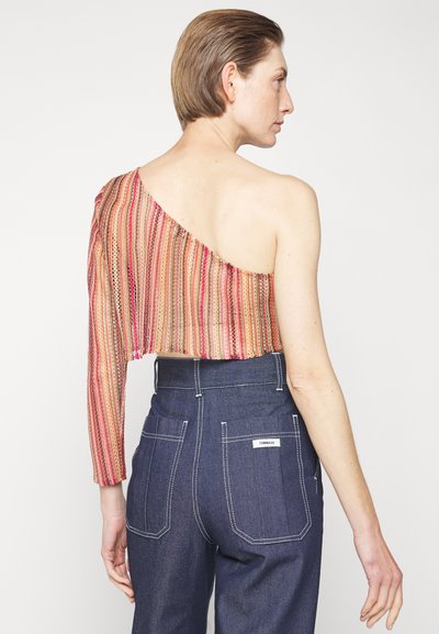 TOMMAZO ISIDOR ONE SHOULDER CROP - Pullover - multicolour