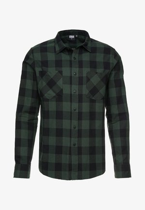 CHECKED - Skjorta - black/forest